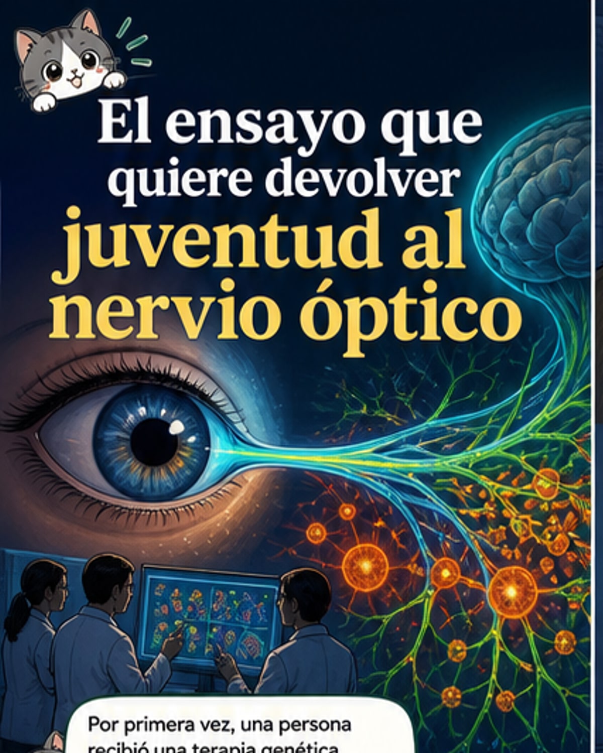 Primera terapia para revertir el envejecimiento celular