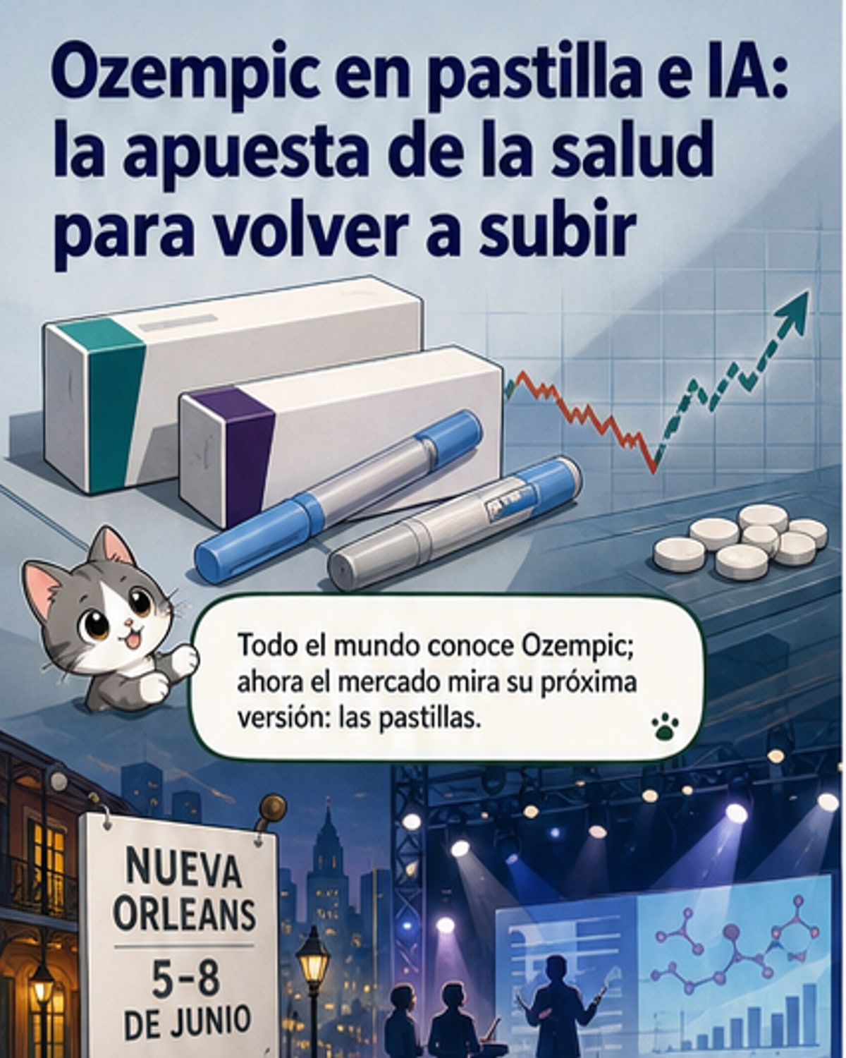 Ozempic e IA: la apuesta de la salud en Bolsa