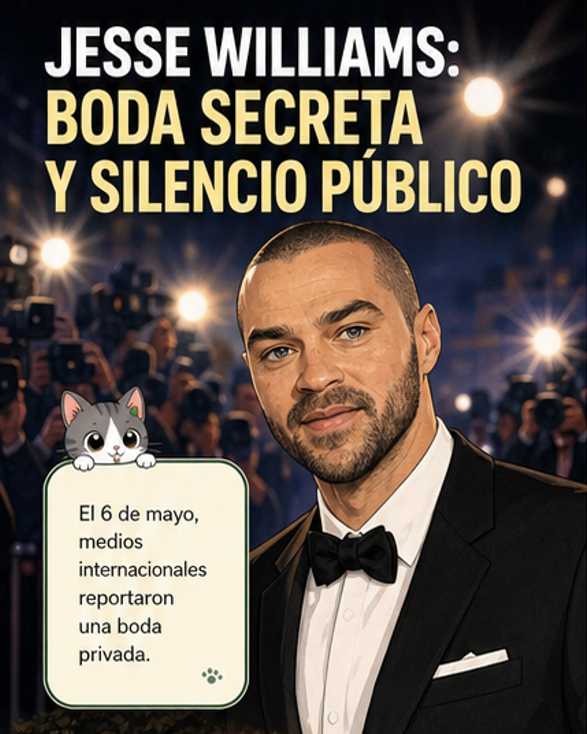 Jesse Williams se casó en secreto