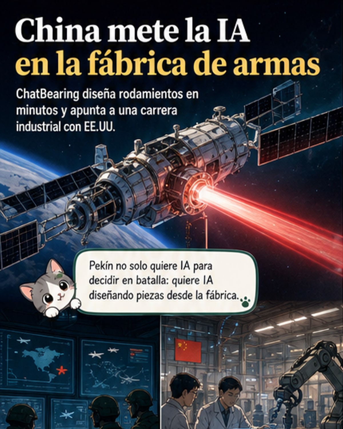 China acelera diseño de armas con IA