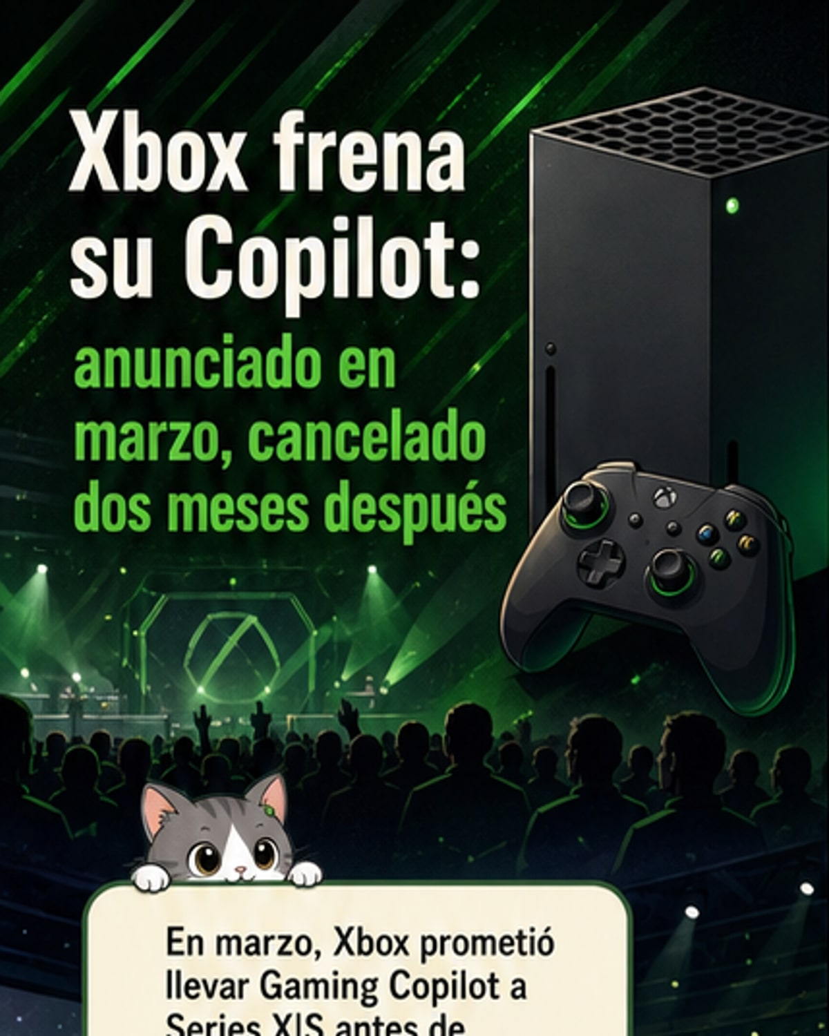 Xbox cancela su asistente de IA para consolas
