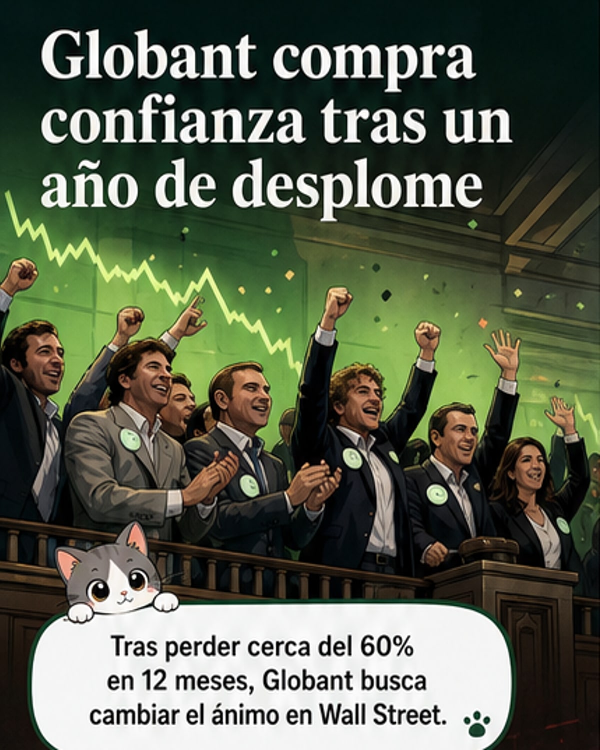 Globant lanza recompra de acciones por US$125 M
