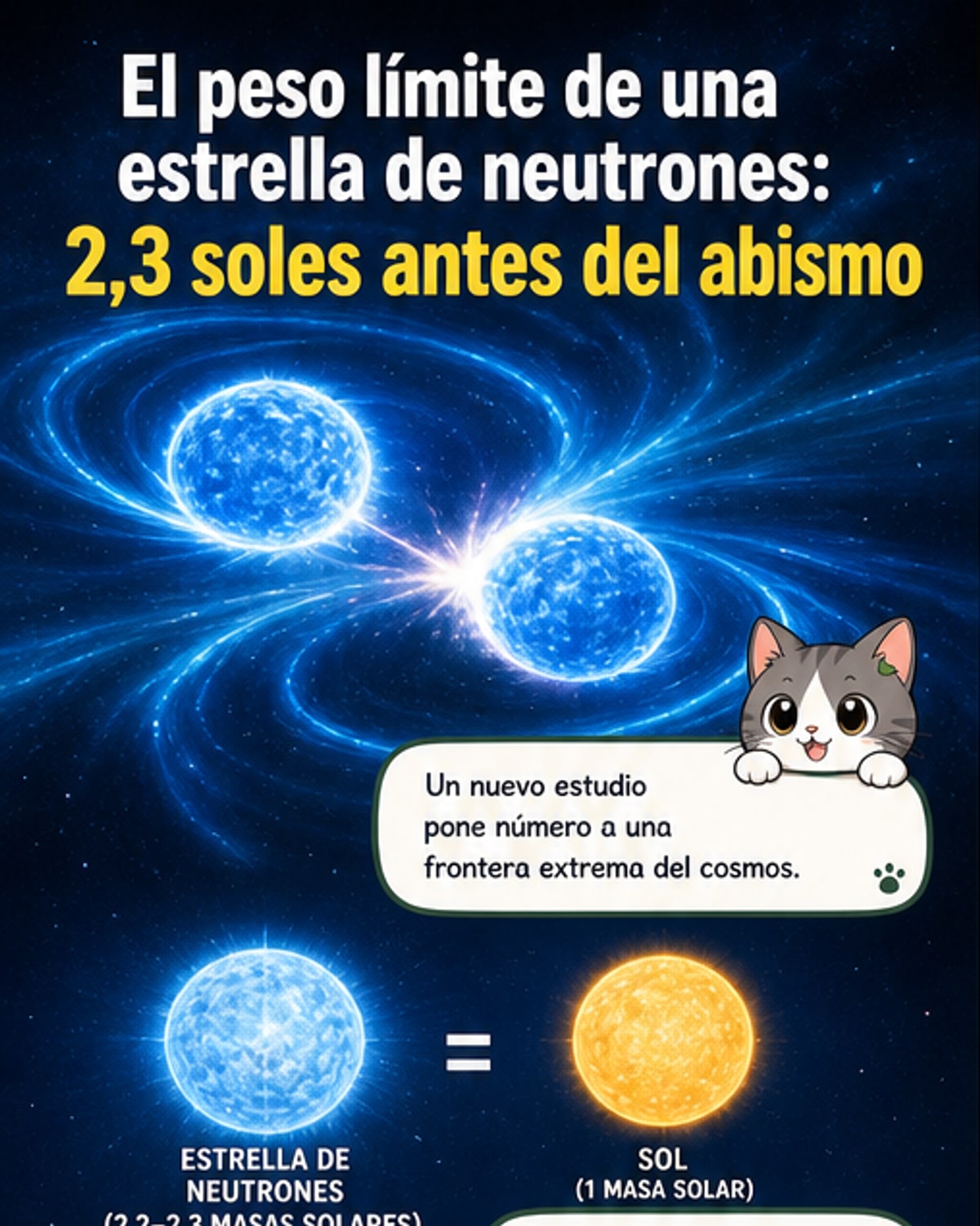 El límite de una estrella de neutrones