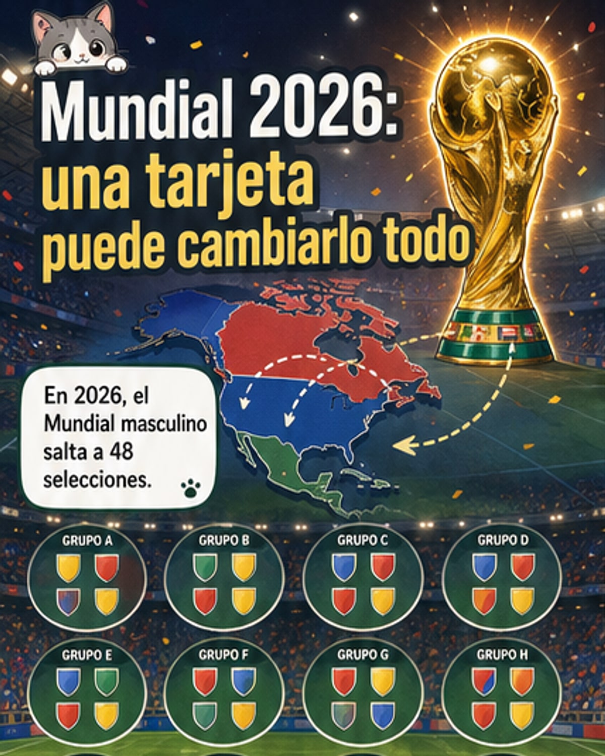 Cómo se definen los empates en el Mundial 2026