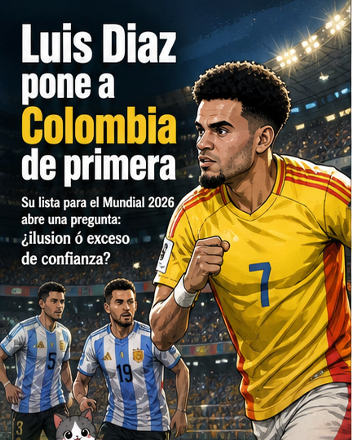 Luis Díaz revela sus favoritos para el Mundial