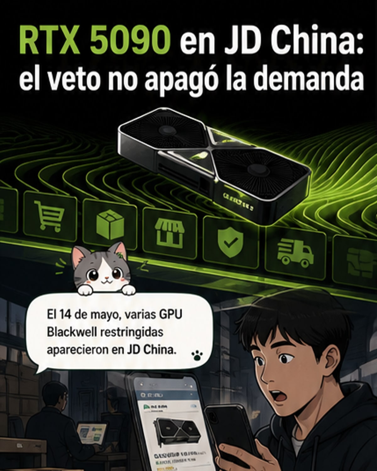 GPU prohibidas de NVIDIA en China pese al veto
