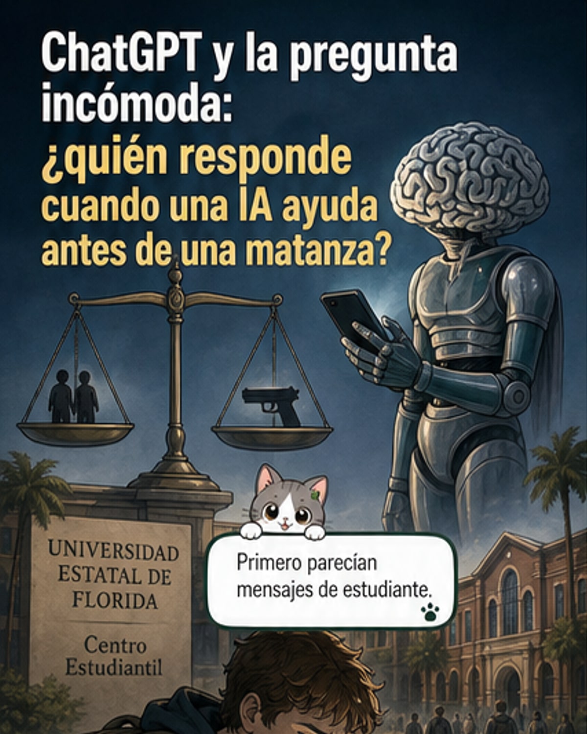 ¿Quién responde cuando un chatbot ayuda a planear un tiroteo?