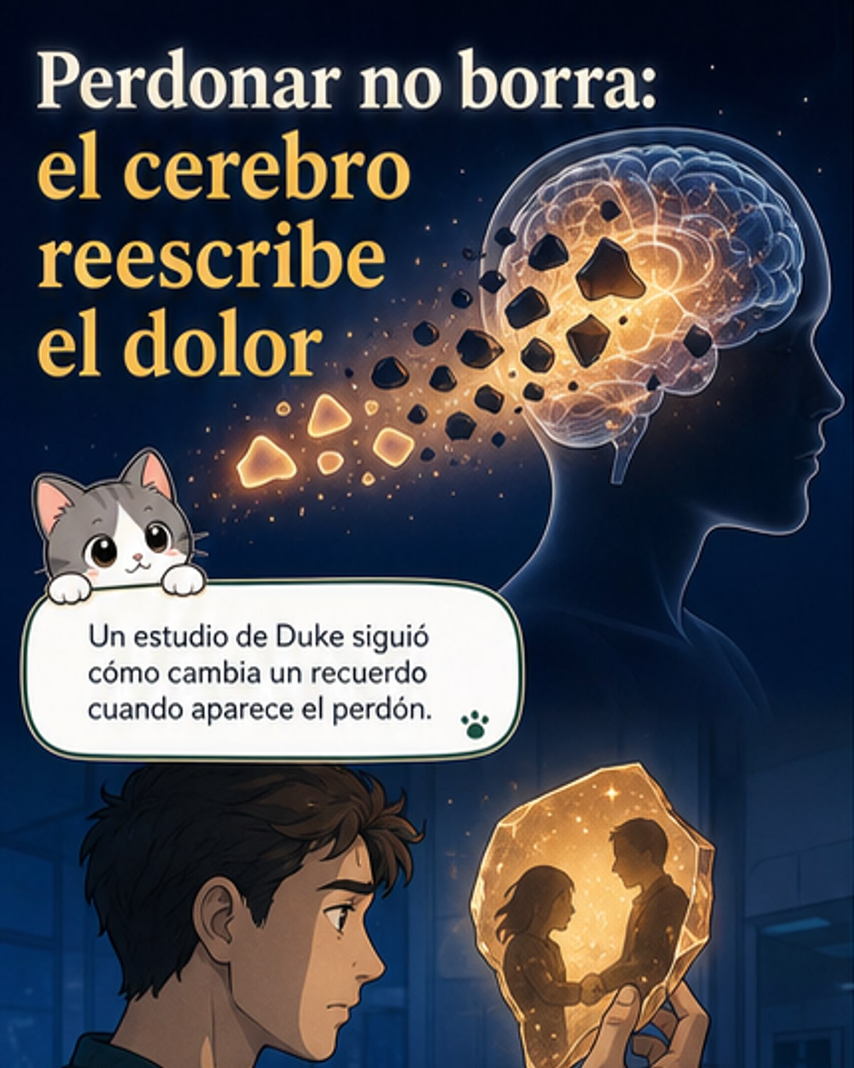 Perdonar no borra el dolor, lo transforma