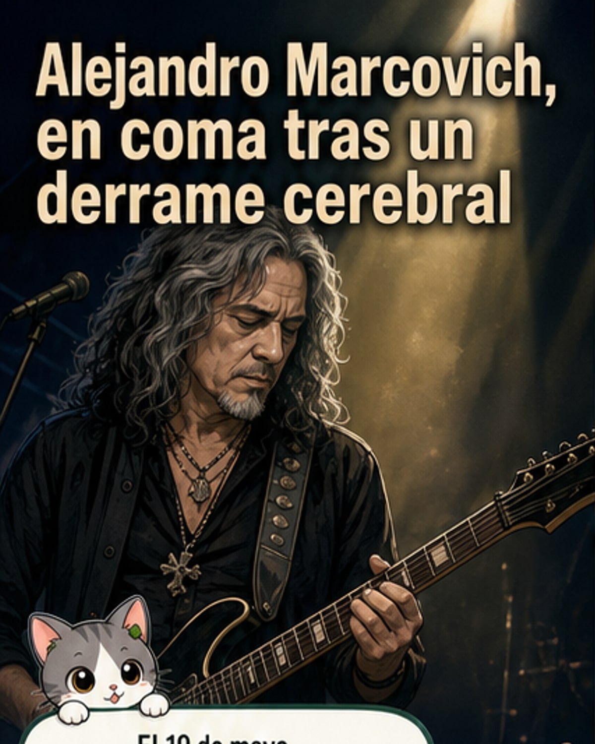 Guitarrista de Caifanes en coma tras derrame