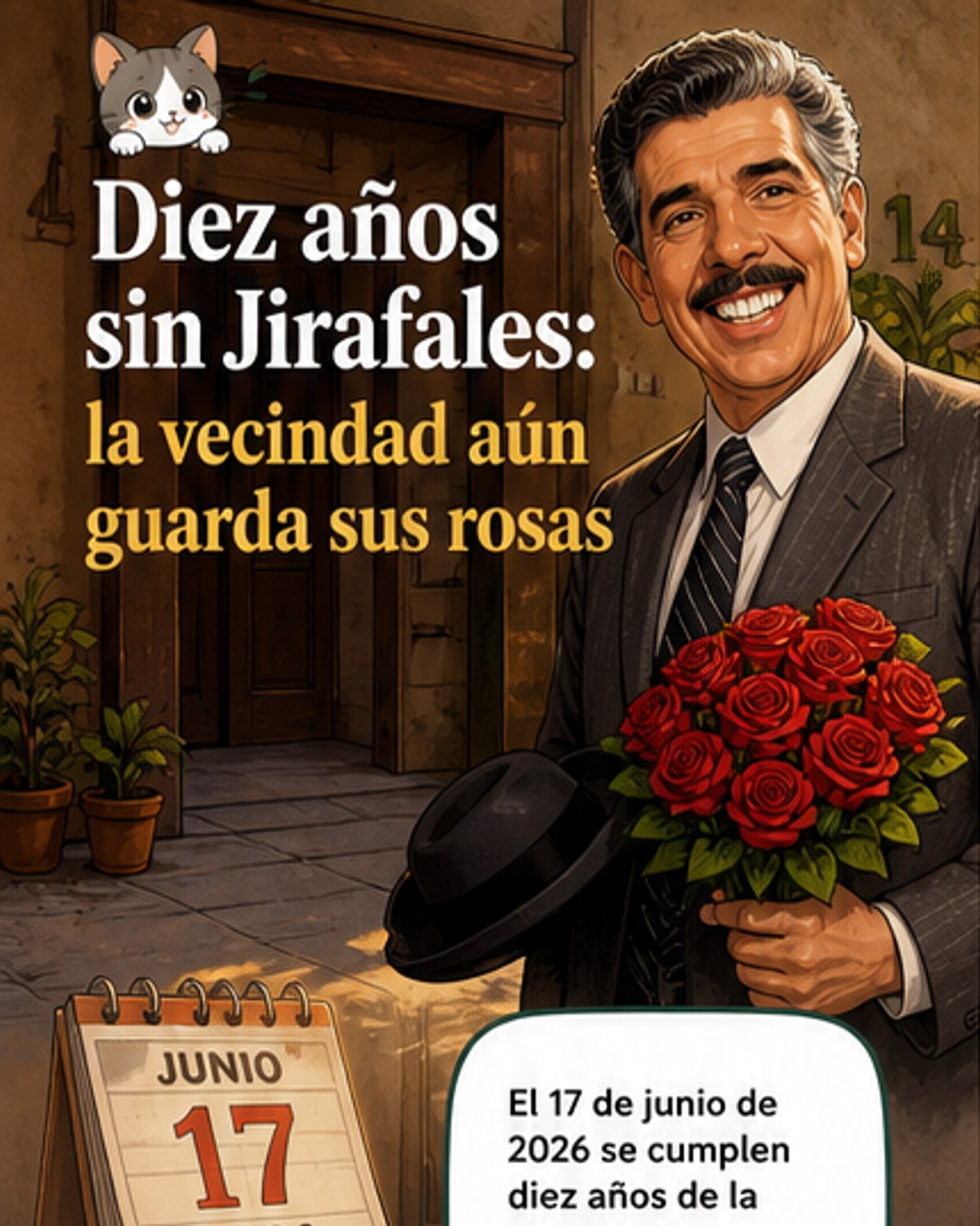 10 años sin el Profesor Jirafales