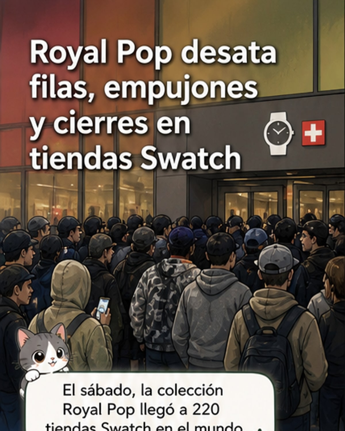 Caos en el lanzamiento de Royal Pop