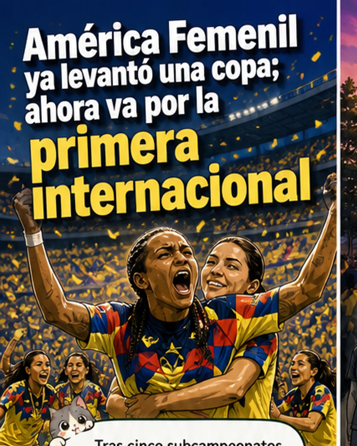 América Femenil pelea por su primer título internacional