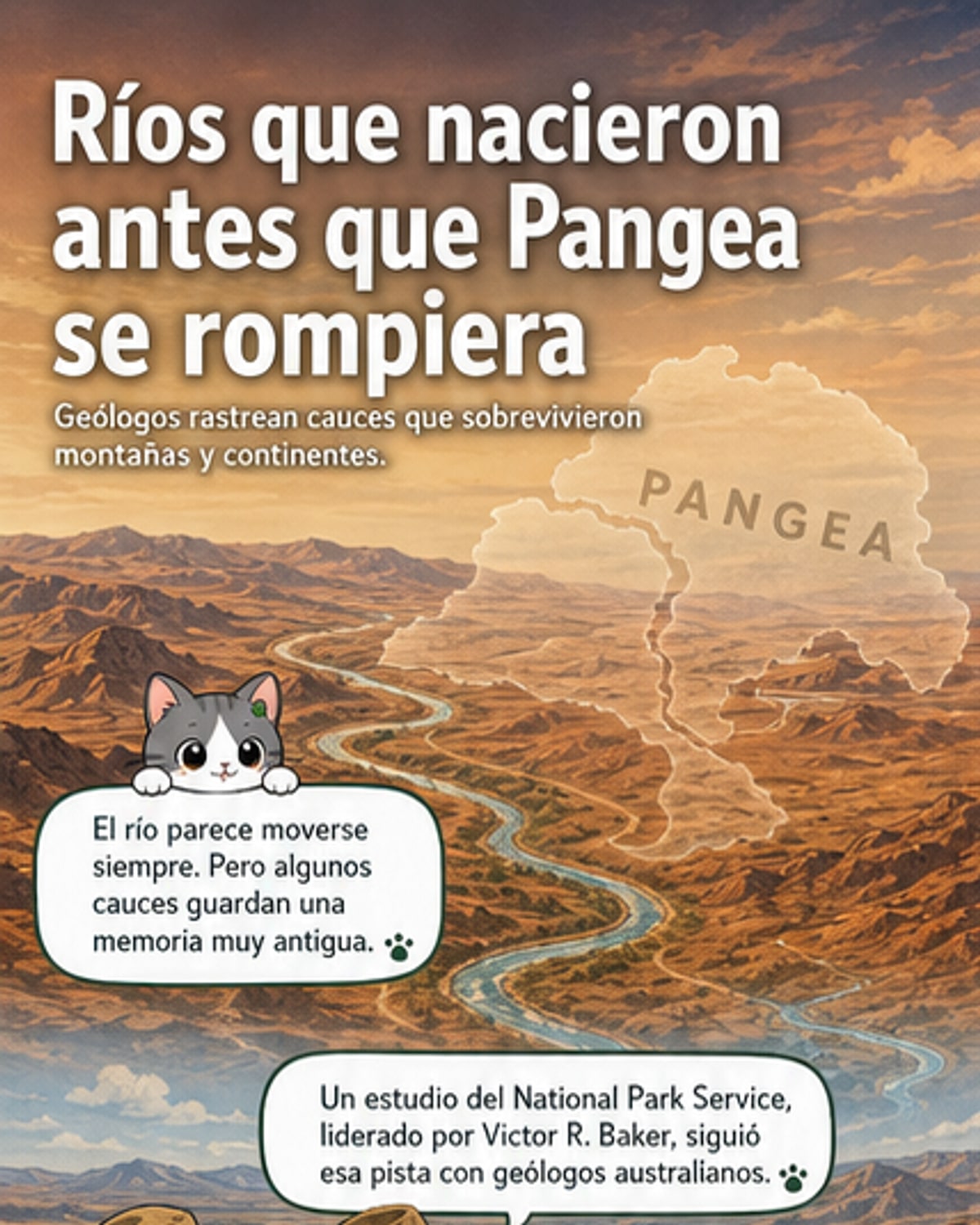 Ríos que vieron a Pangea