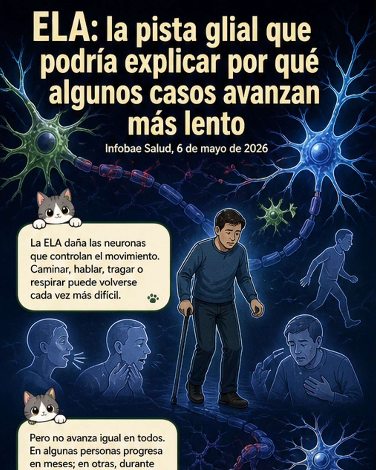 El misterio detrás de la ELA lenta