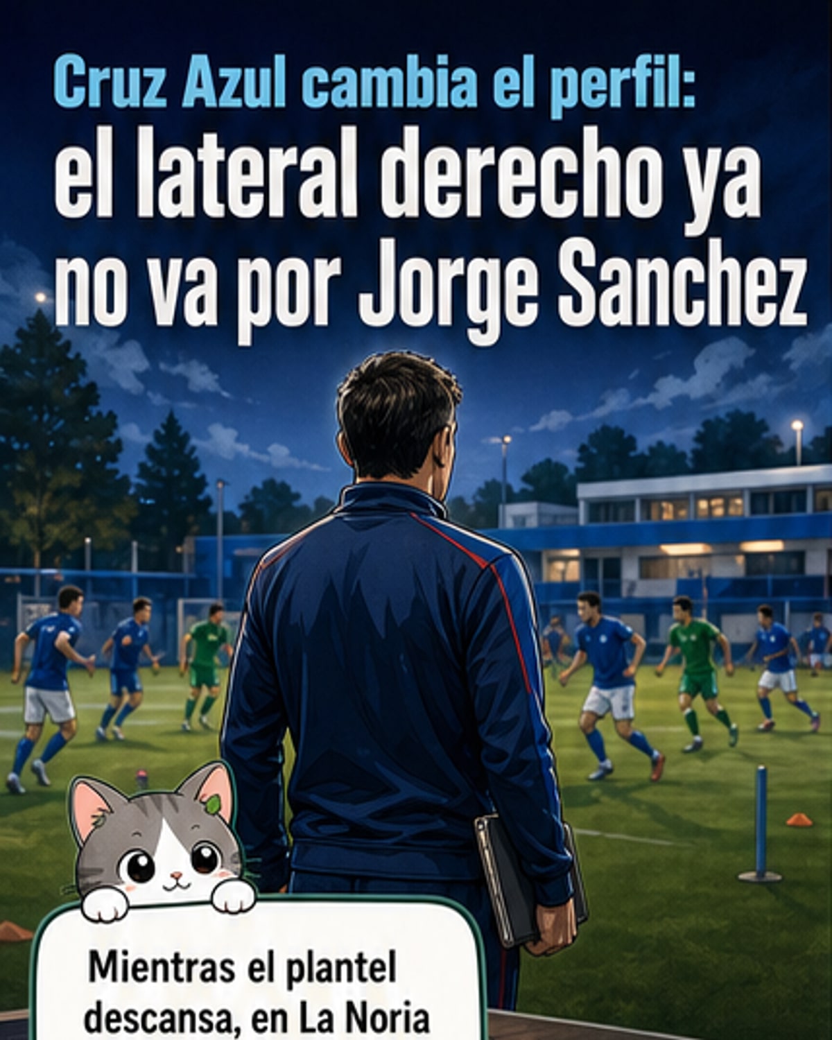 Cruz Azul busca un lateral más ofensivo
