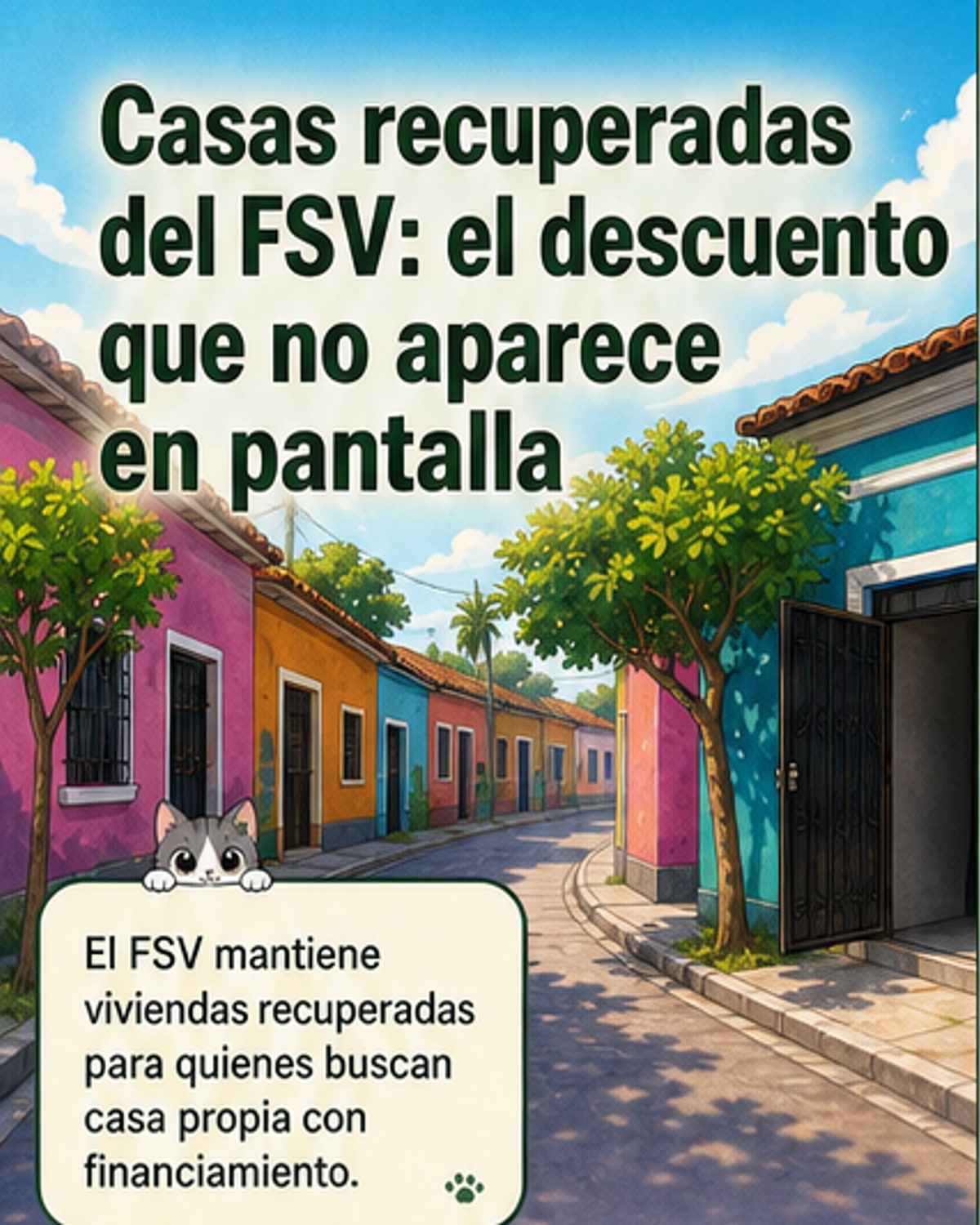 Casas recuperadas con descuento en El Salvador