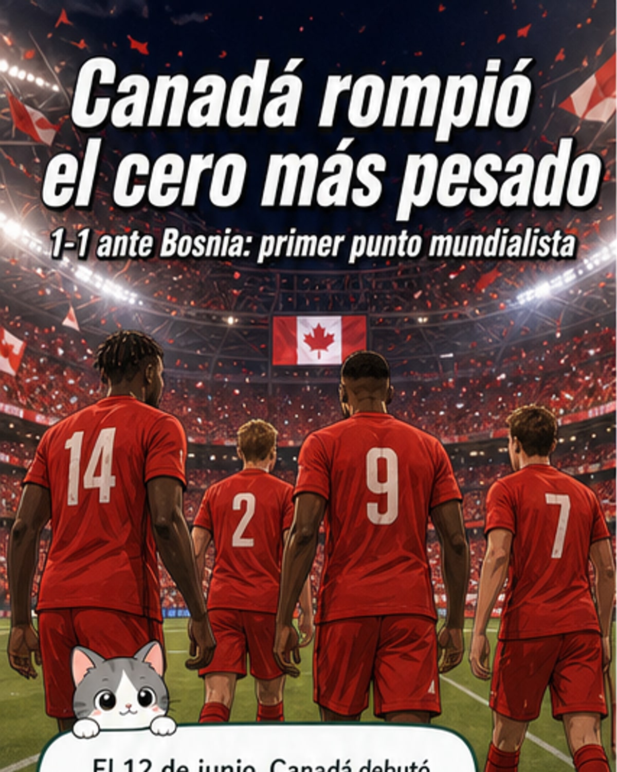 Canadá evita récord negativo en su debut