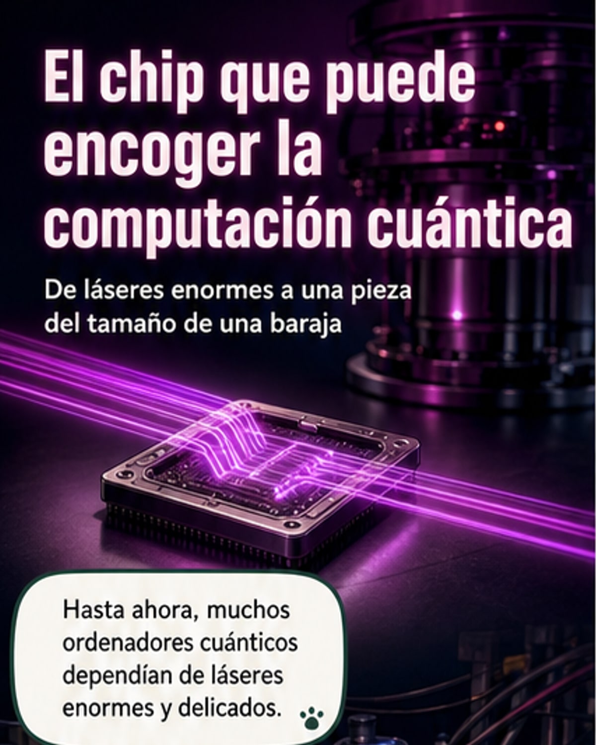 Chips que caben en una mano controlan qubits
