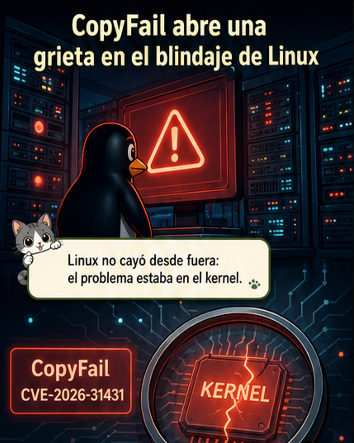 Una falla crítica expone millones de sistemas Linux