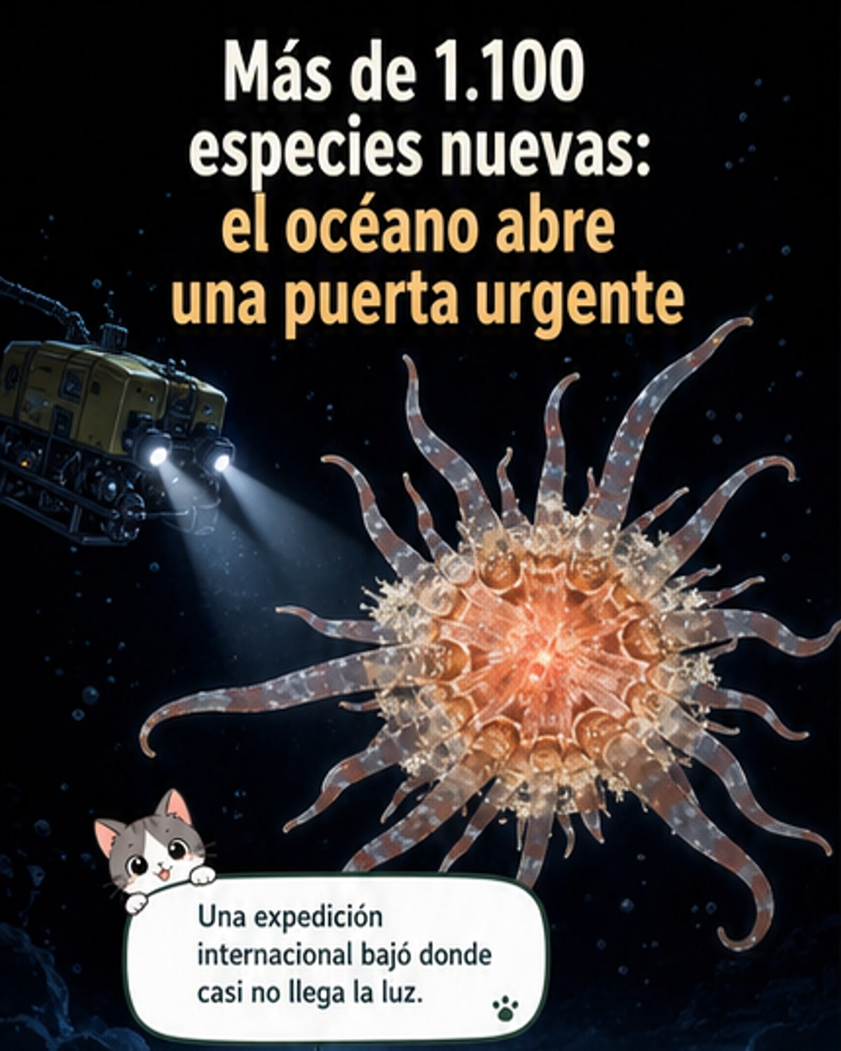 Más de 1,100 especies oceánicas descubiertas