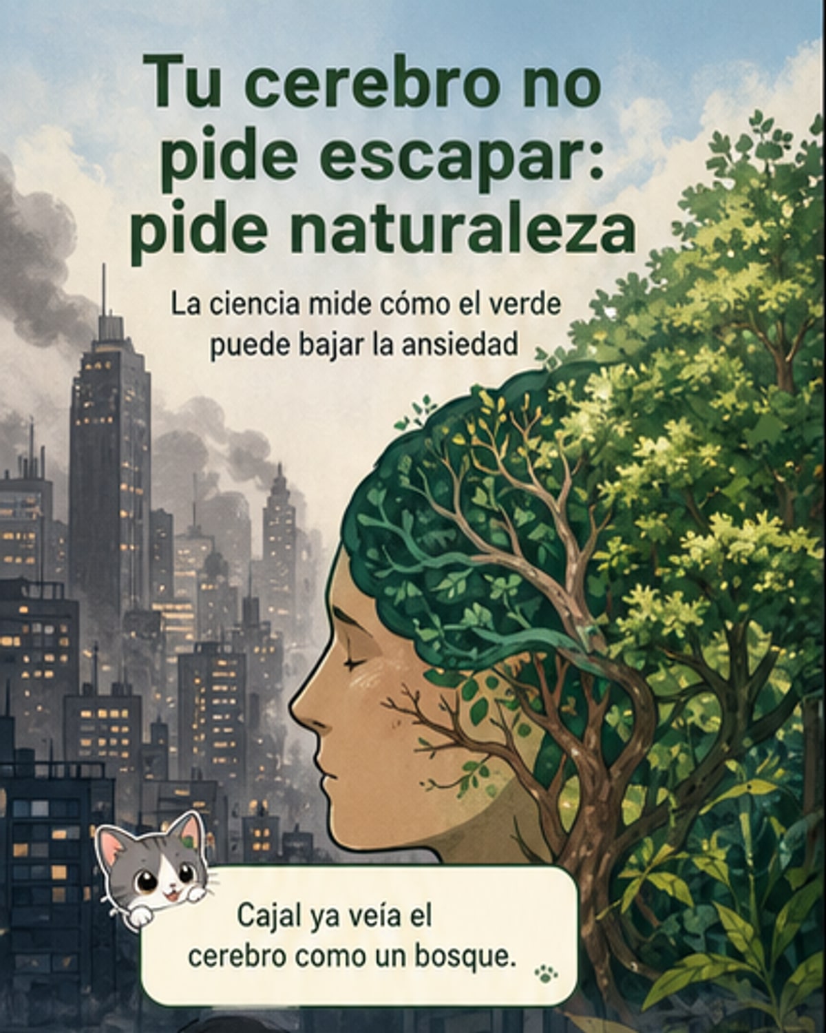 La naturaleza calma tu cerebro