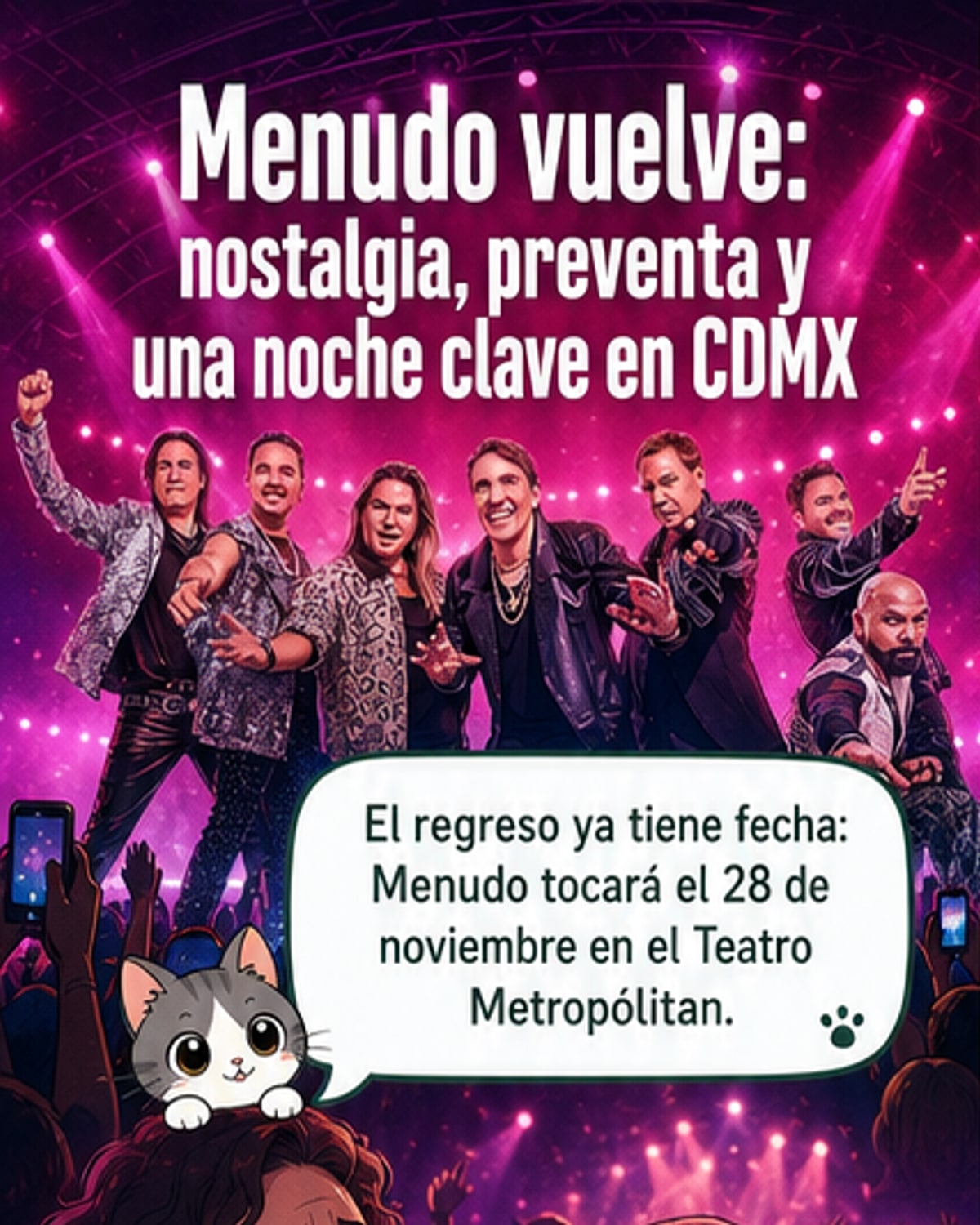 Menudo regresa tras 50 años