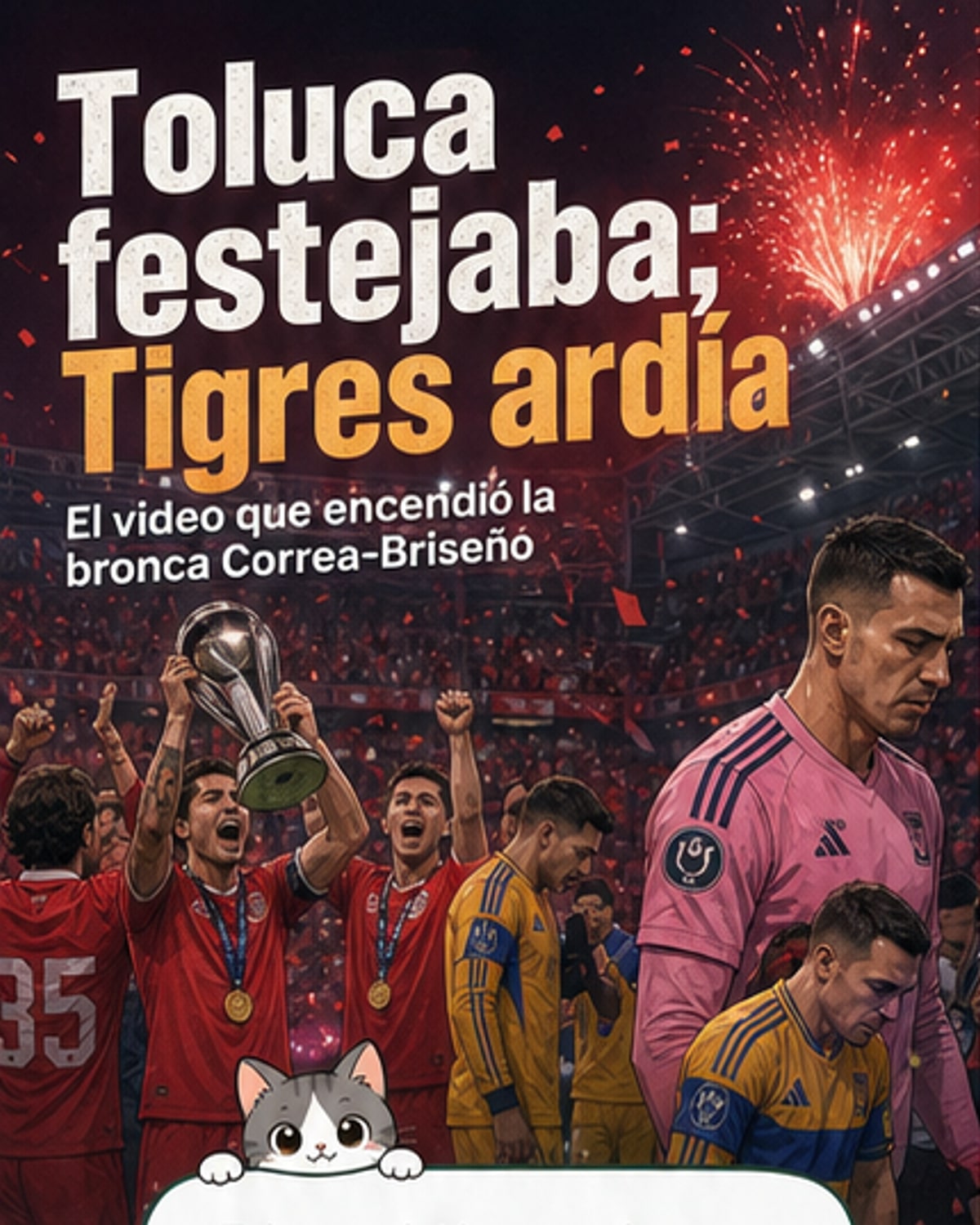Correa golpea a Briseño tras final de Concachampions