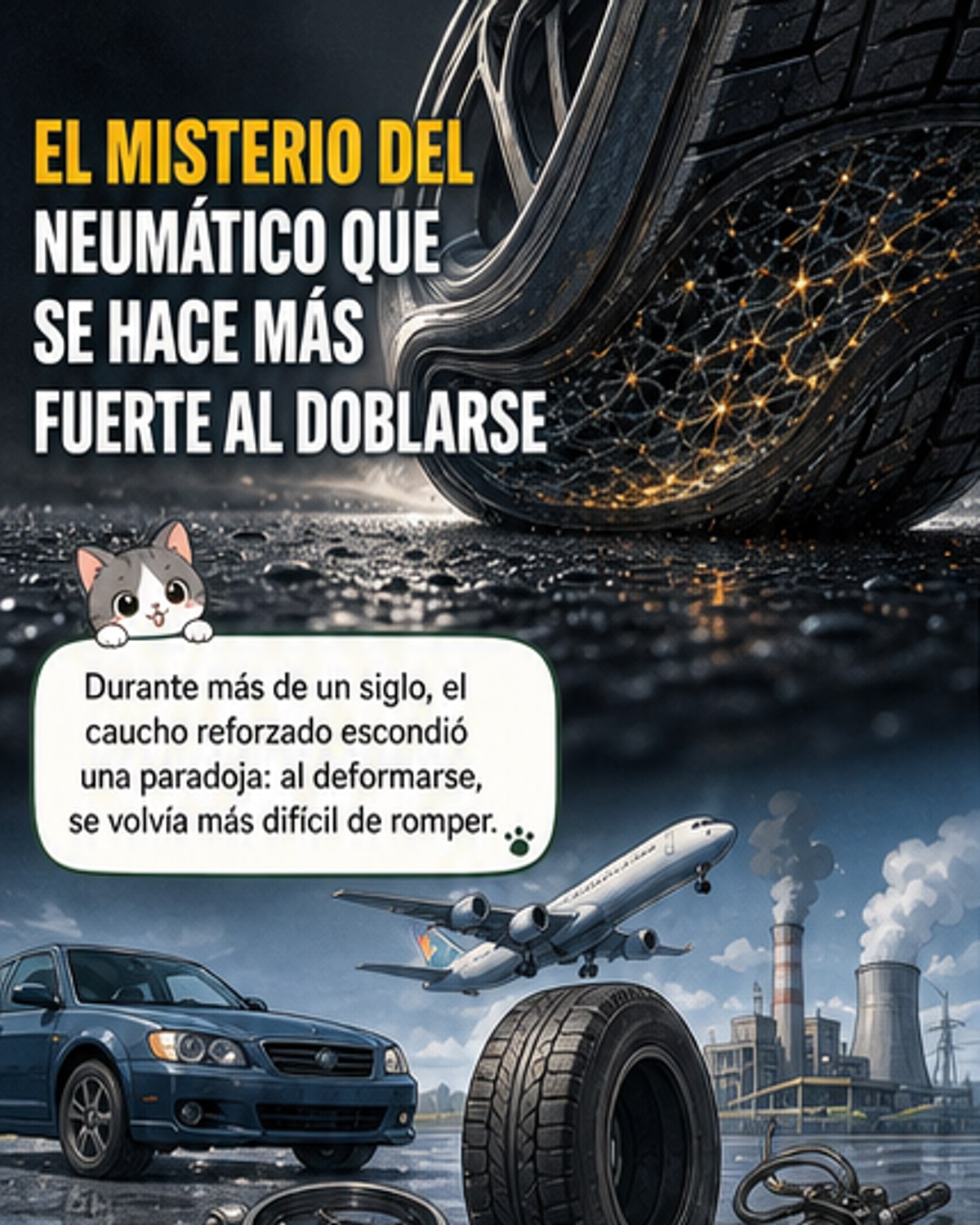 Por qué los neumáticos aguantan más al deformarse