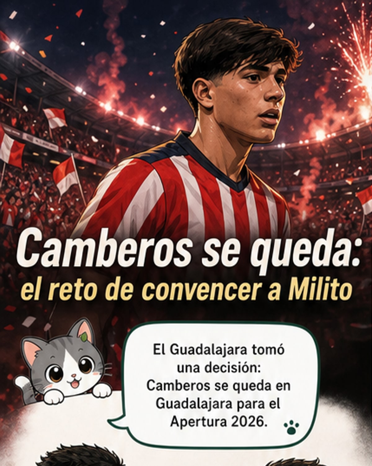 Camberos se queda en Chivas pese a la duda