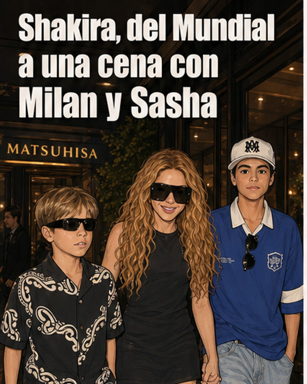 Shakira, tiempo familiar en Beverly Hills