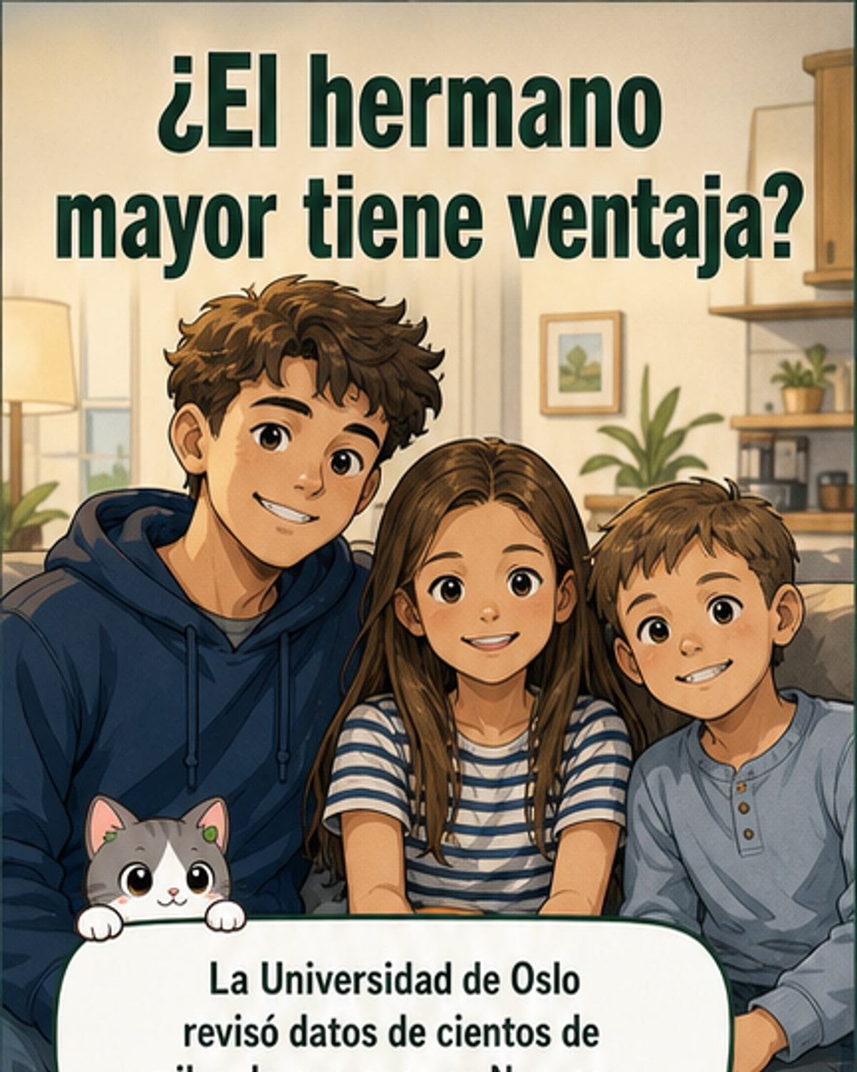 ¿El hermano mayor es más inteligente?
