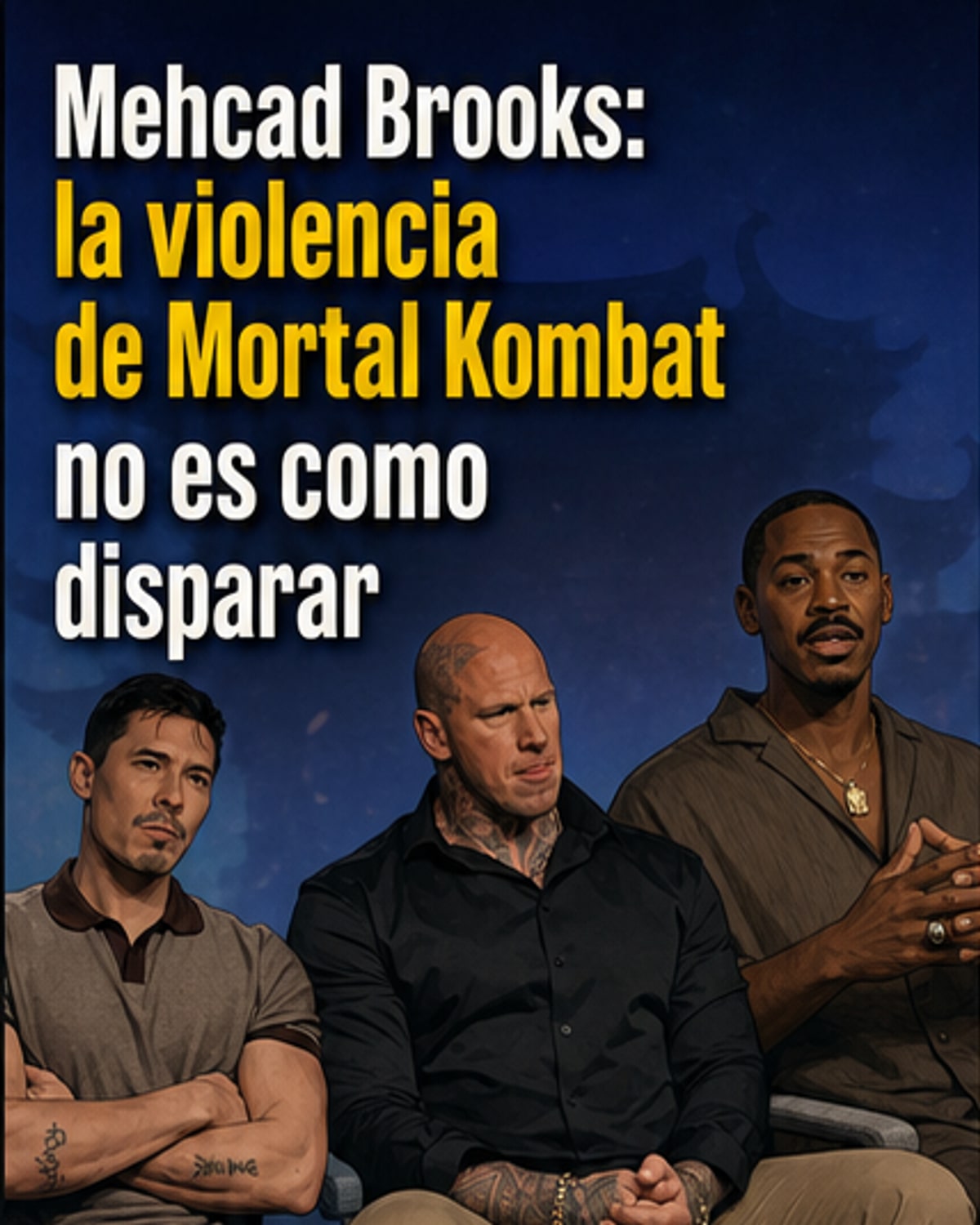 Mehcad Brooks y el debate sobre la violencia en los videojuegos