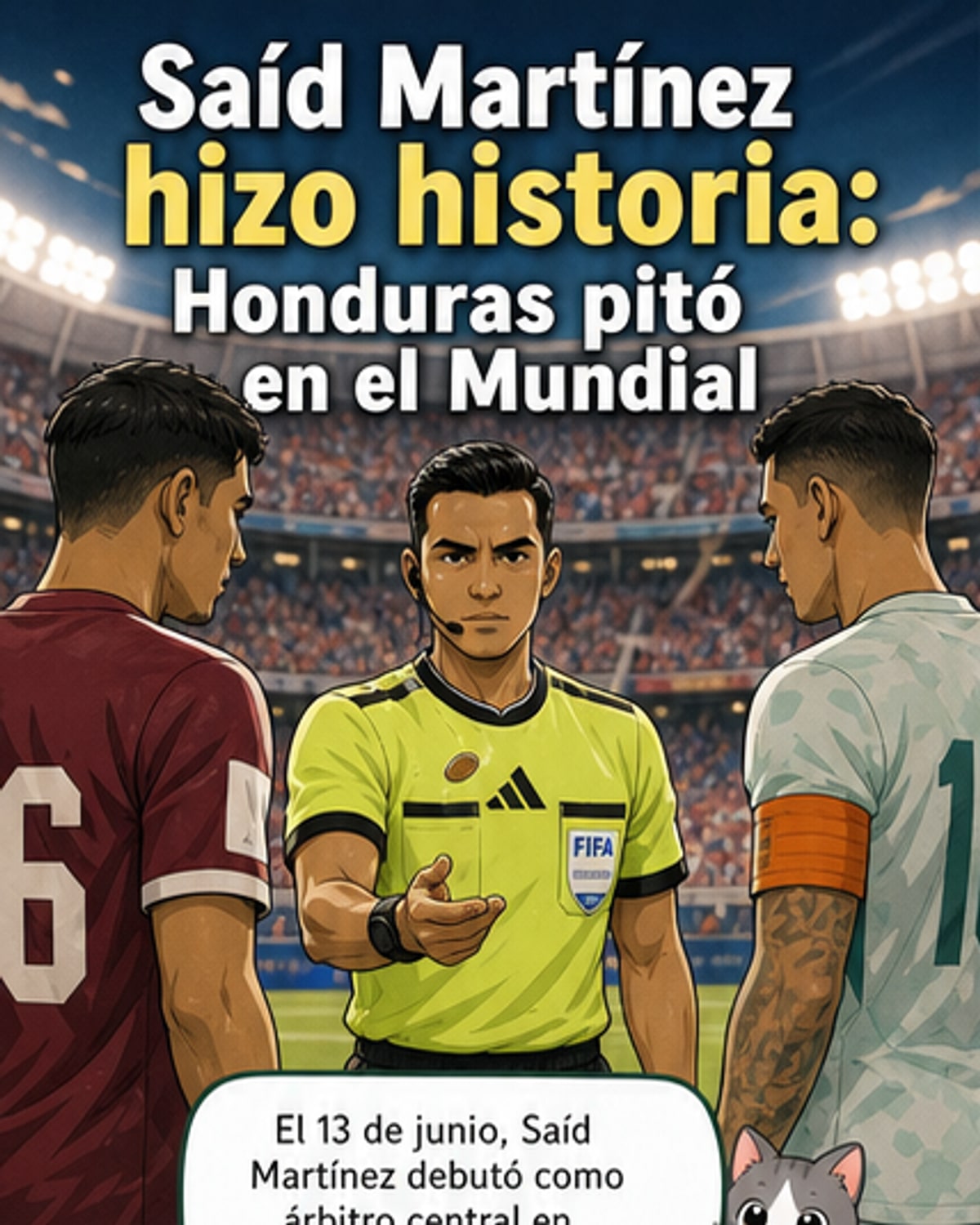 Primer árbitro hondureño en un Mundial