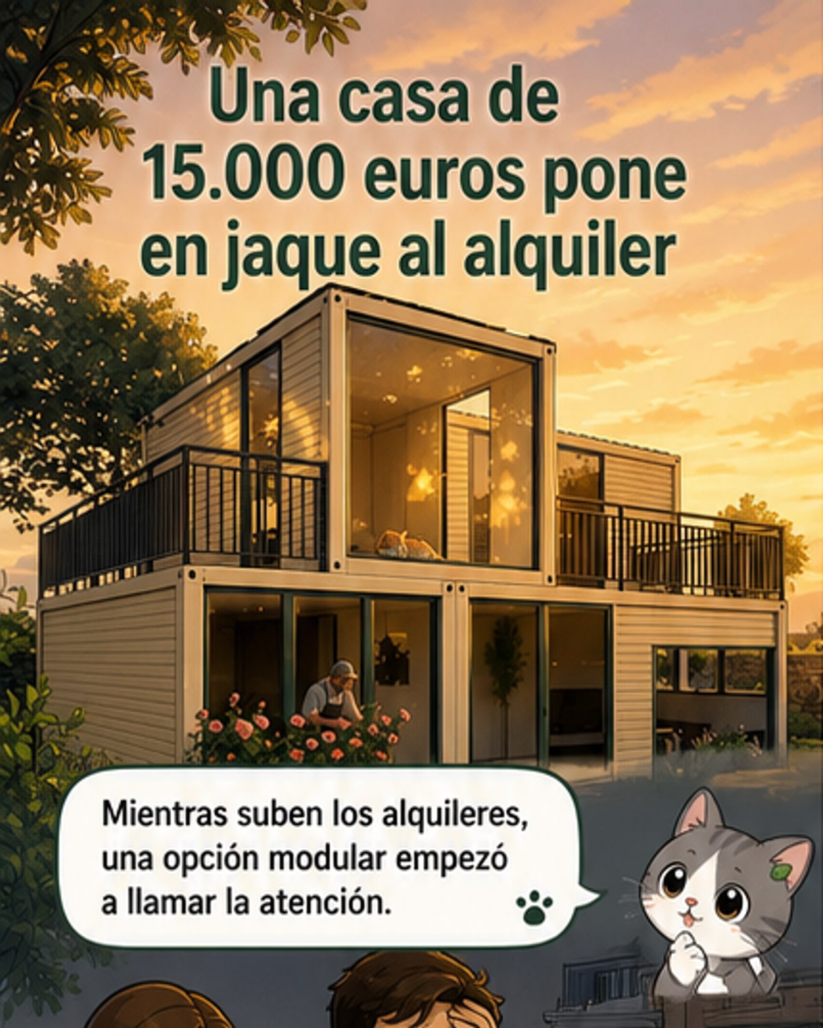 Casas de acero por 15.000 euros