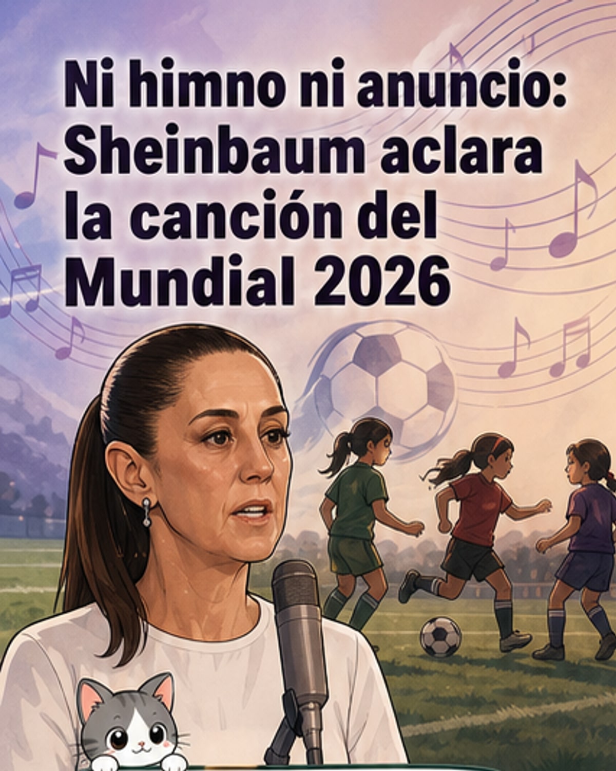 Sheinbaum aclara uso de canción de Venegas