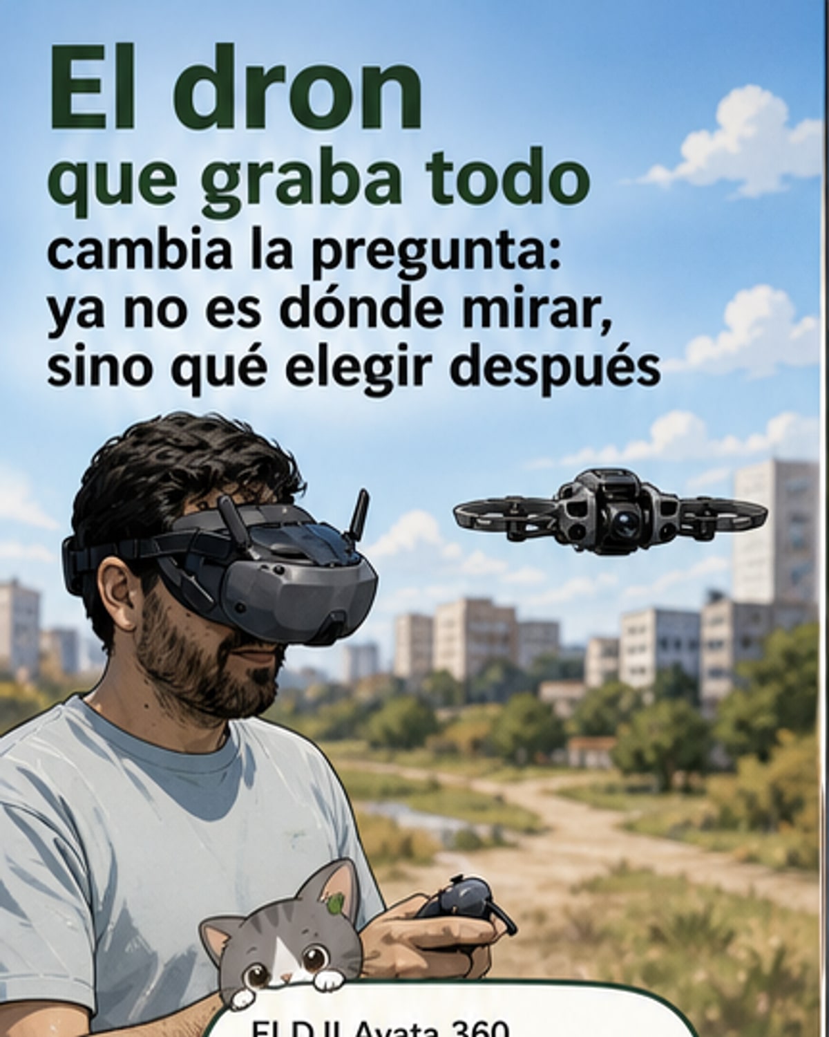 El dron que lo graba todo