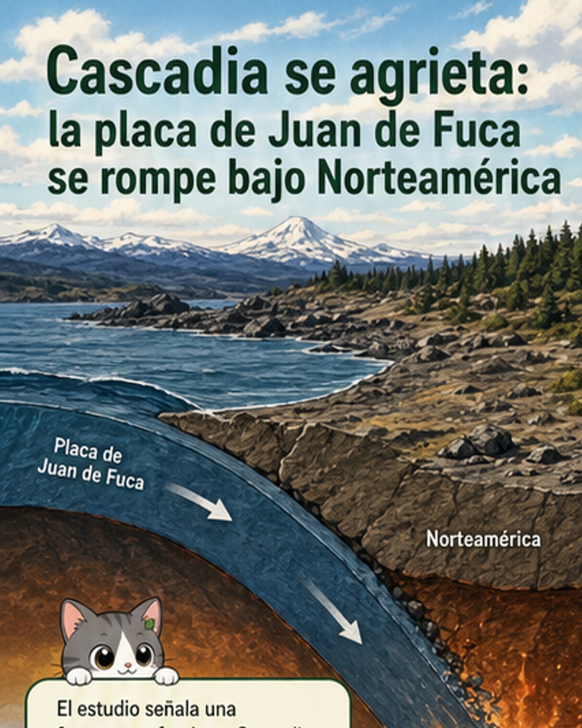 Un 'choque de trenes' bajo la costa oeste
