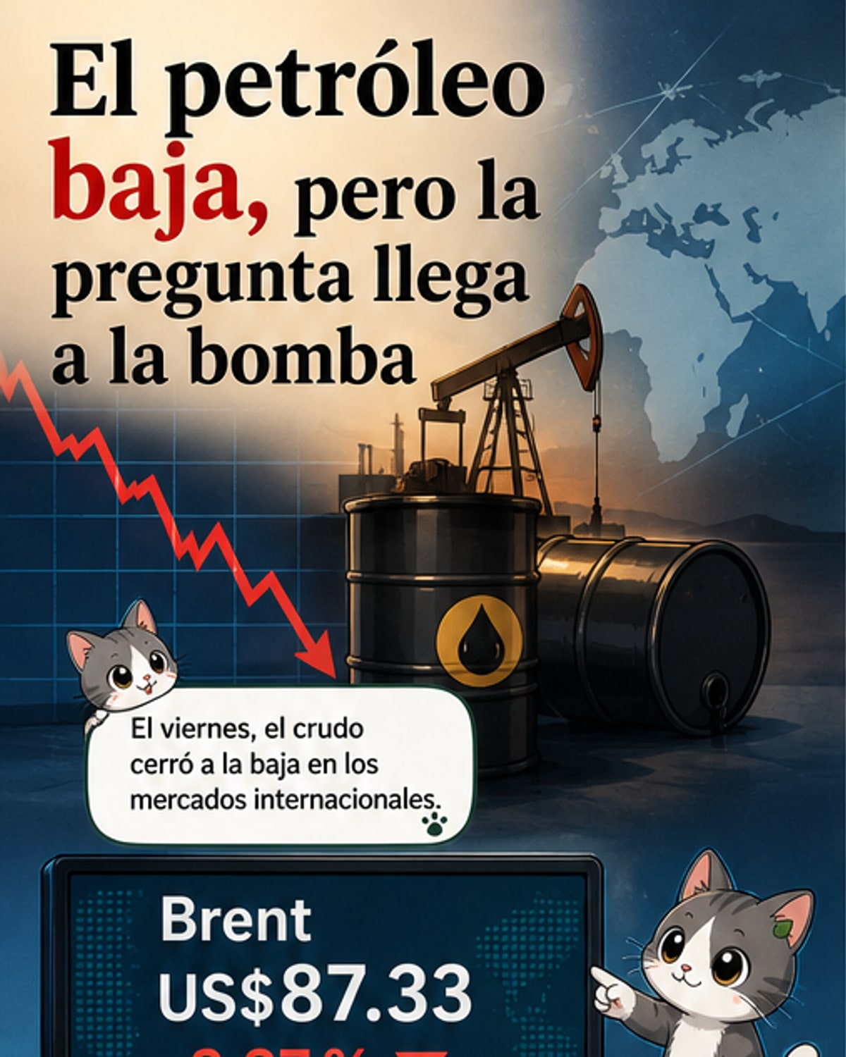 Petróleo cierra a la baja