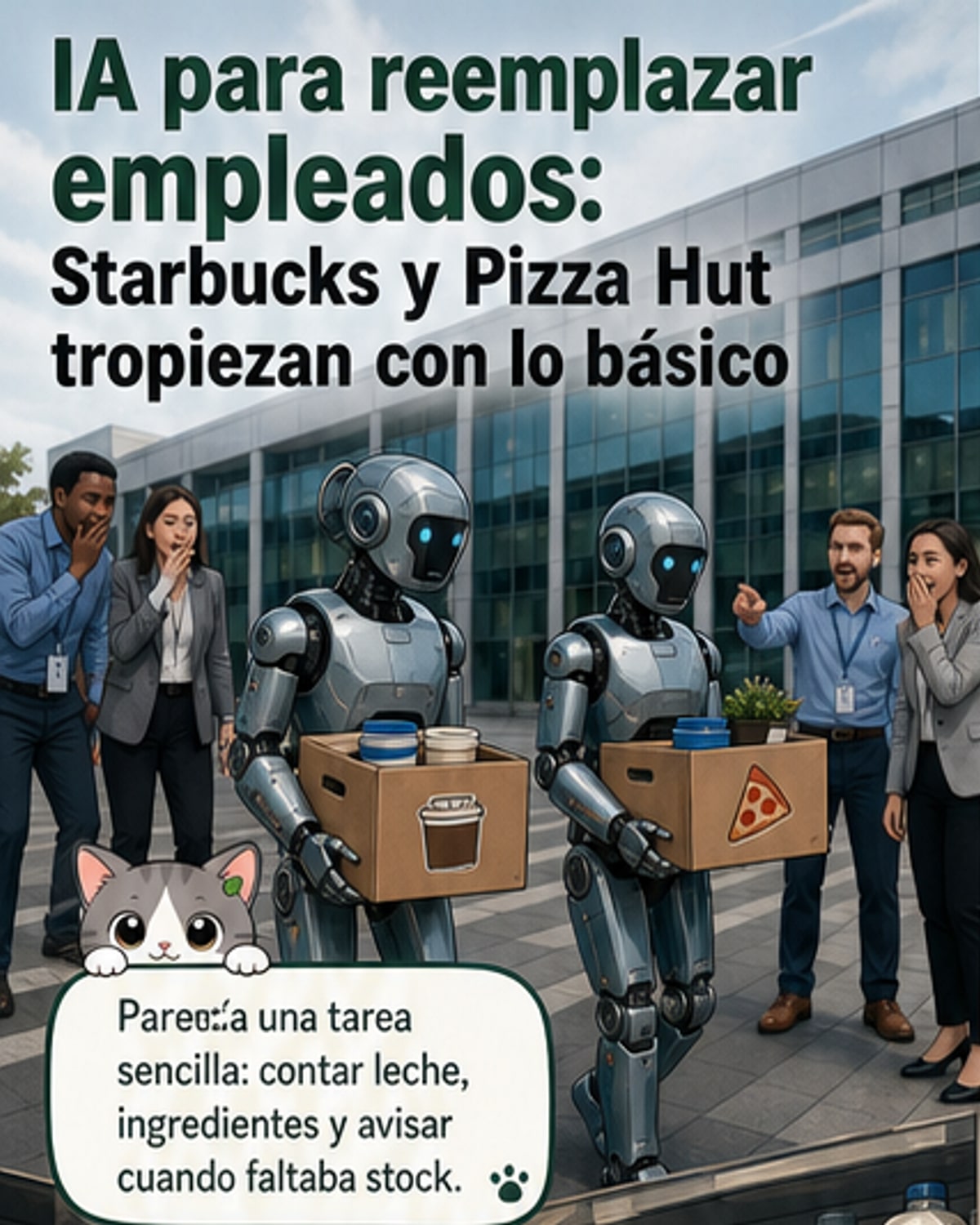 IA fallida en Starbucks y Pizza Hut