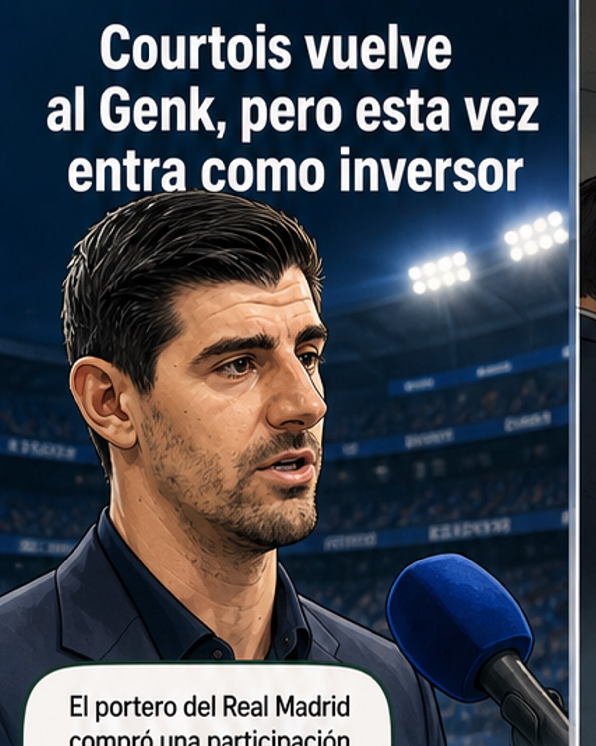 Courtois vuelve al Genk como inversor