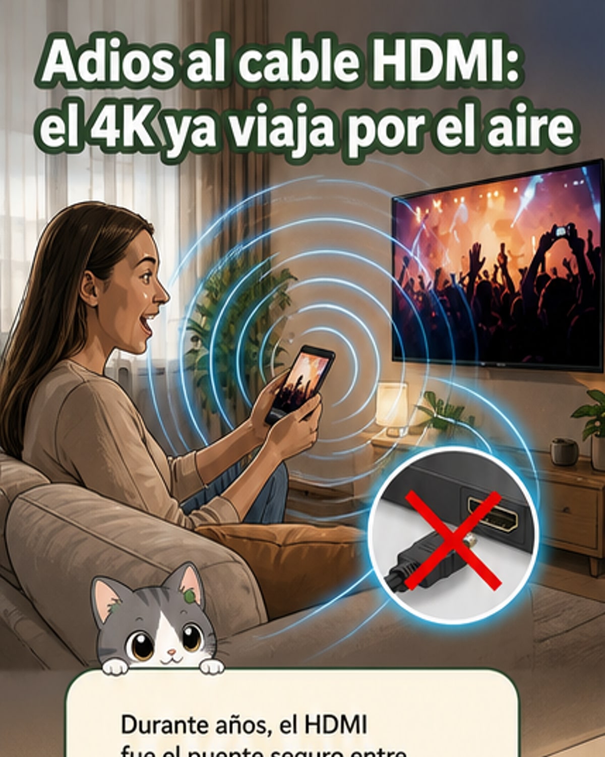 El fin del cable HDMI
