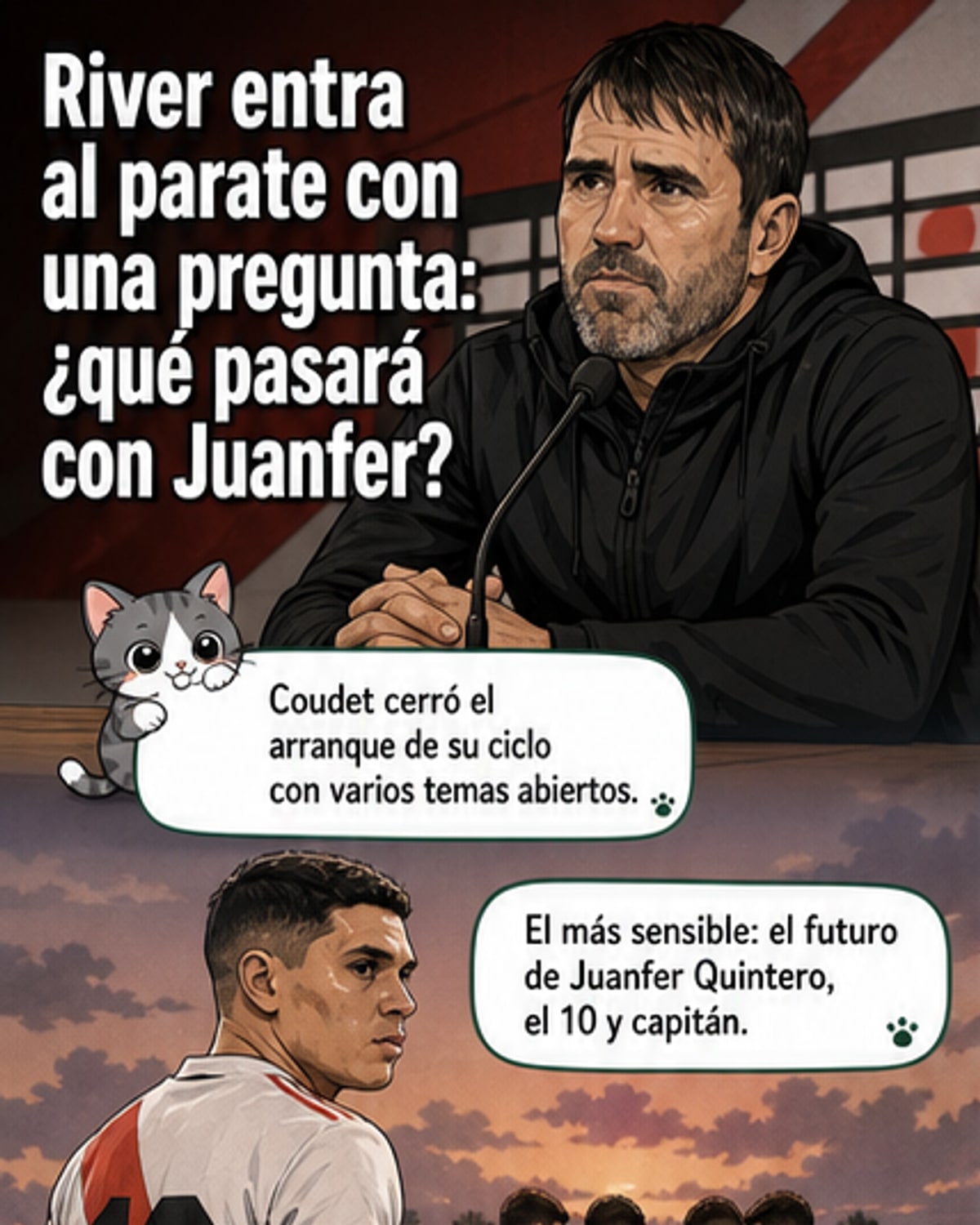 El futuro incierto de Quintero en River