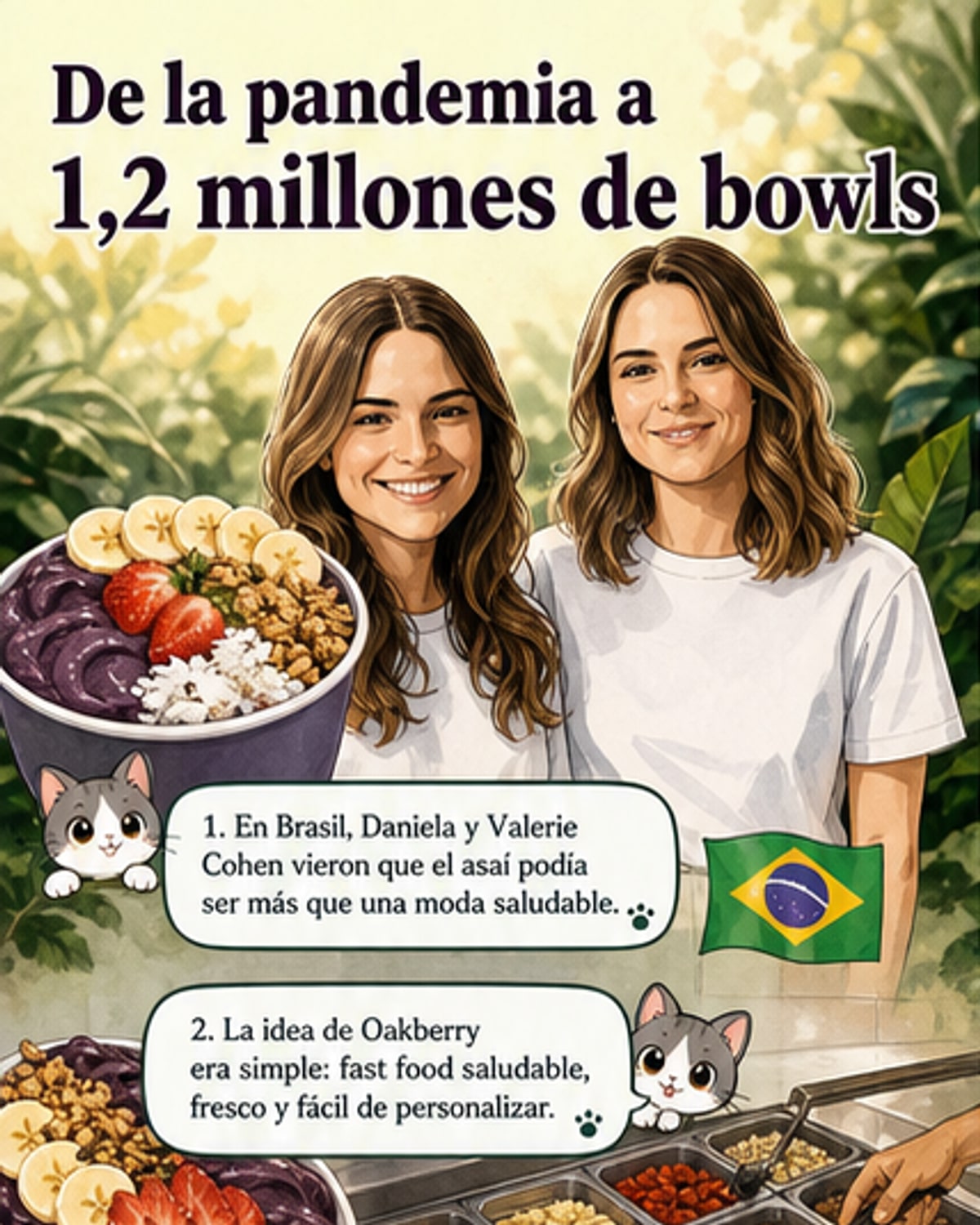 Dos hermanas y el asaí que conquista Colombia