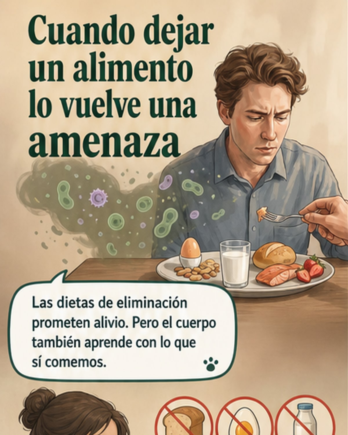 Eliminar alimentos puede generar alergias