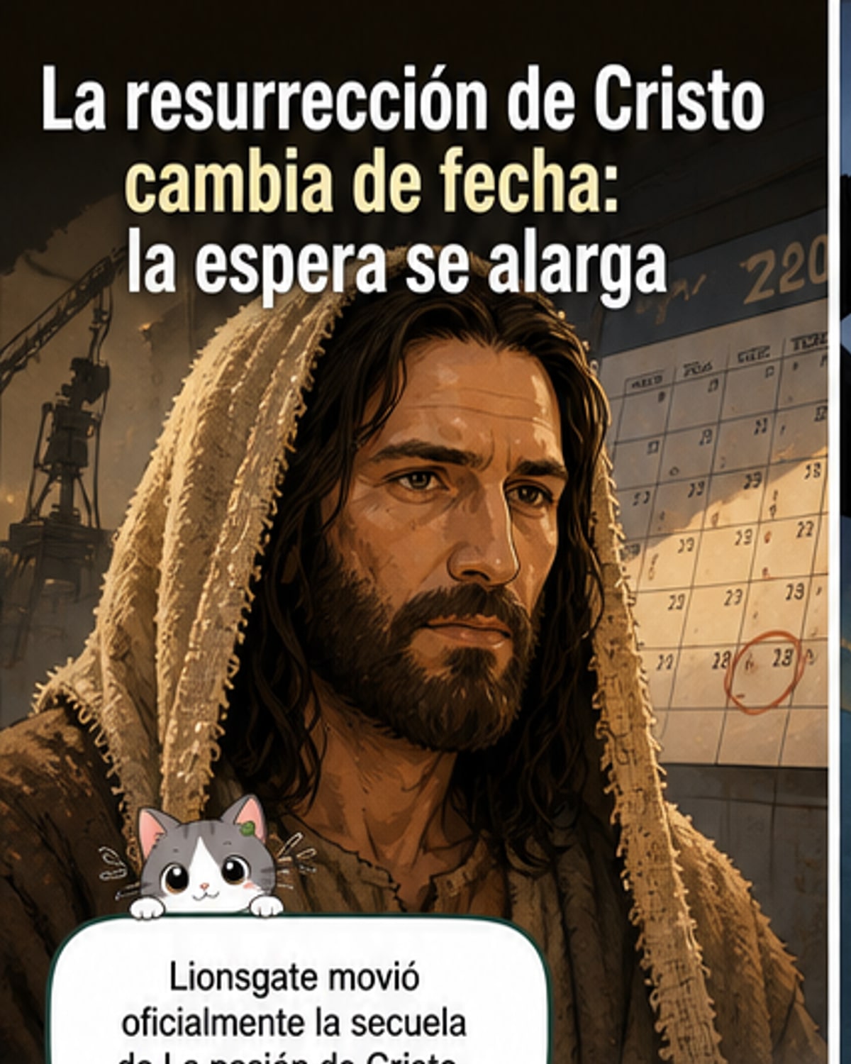 Nueva fecha para la secuela de La pasión