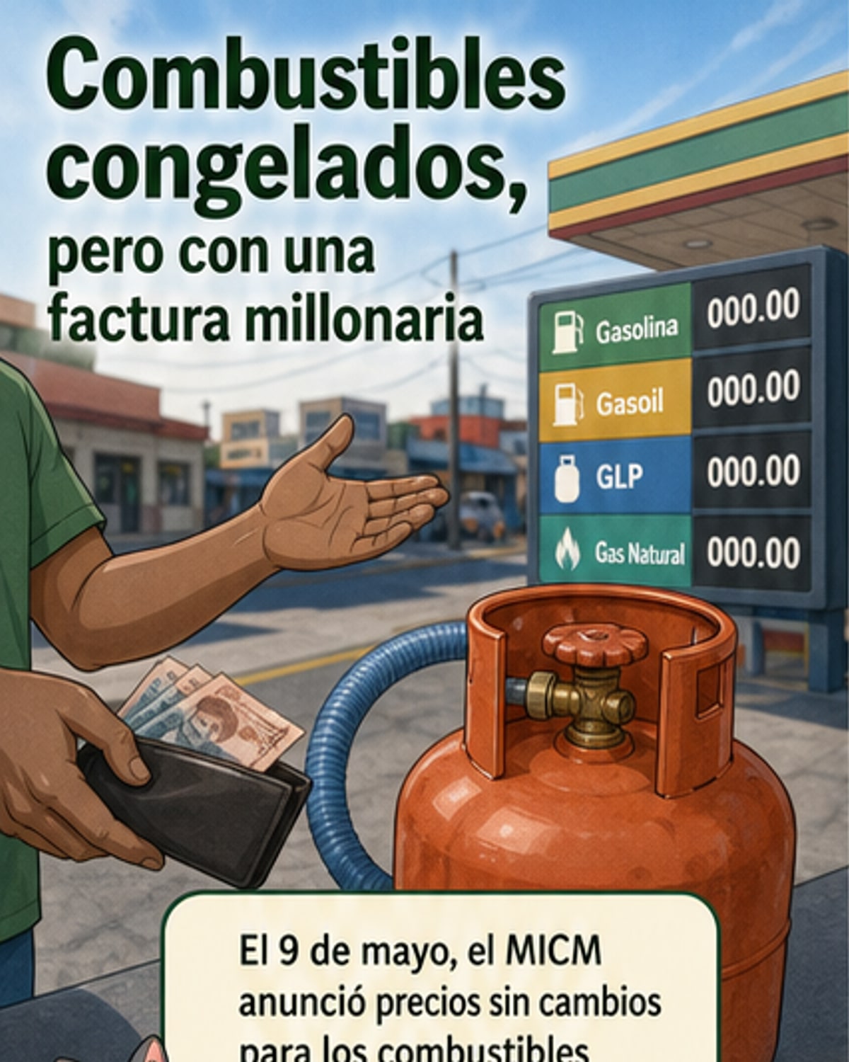 Combustibles bajan de precio en RD