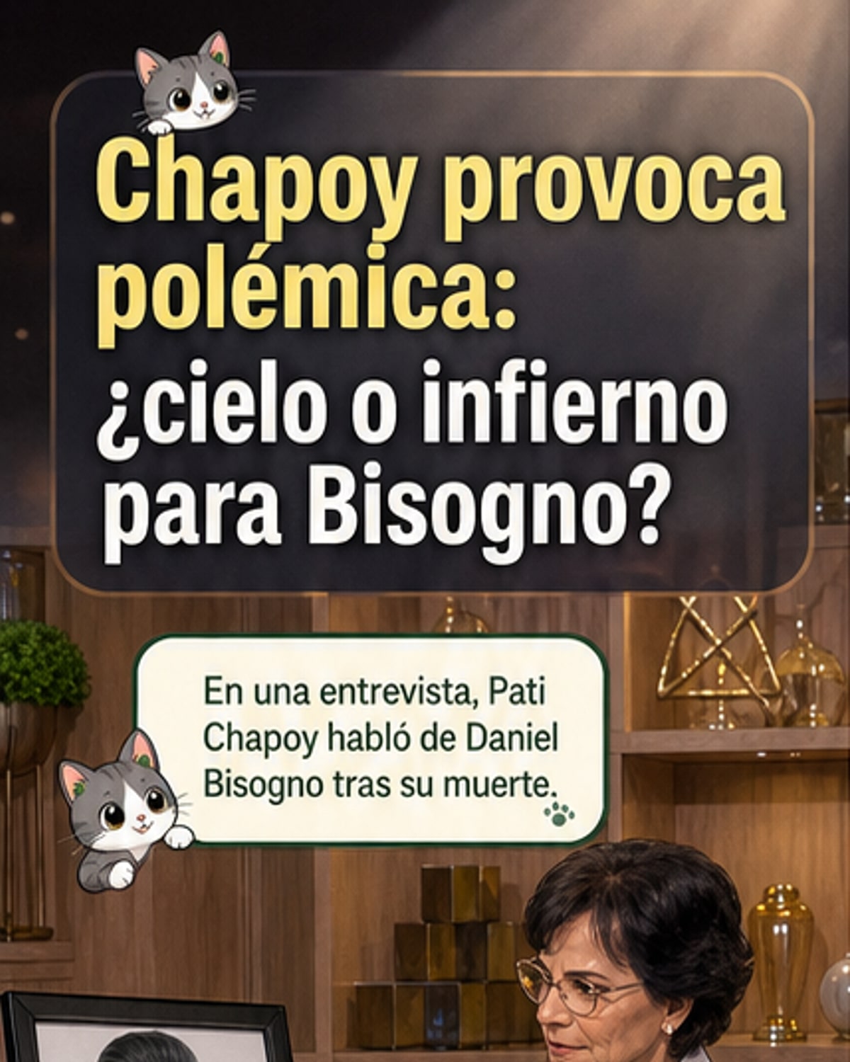 Pati Chapoy habla con Daniel Bisogno desde el más allá