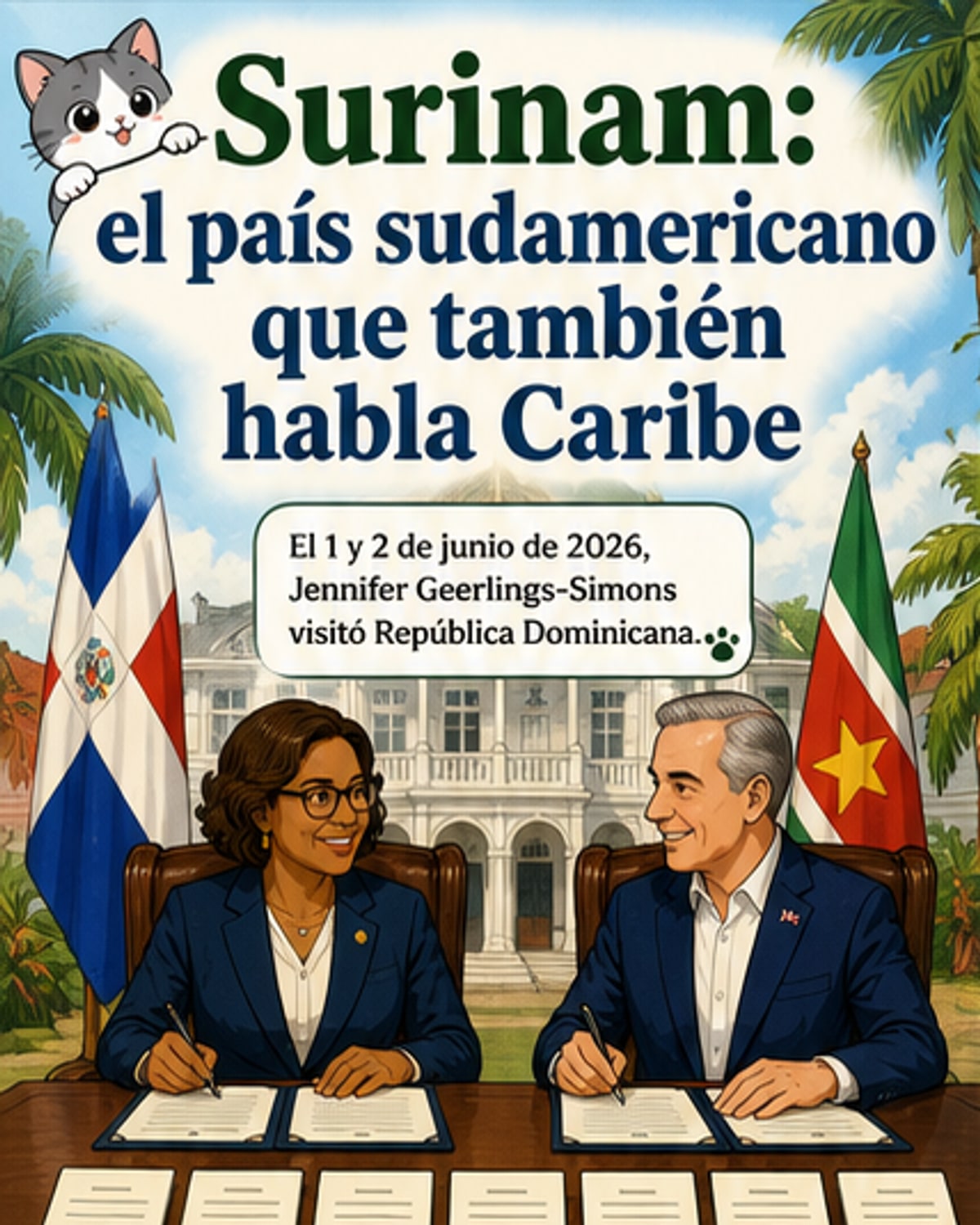 El país suramericano que vive en el Caribe