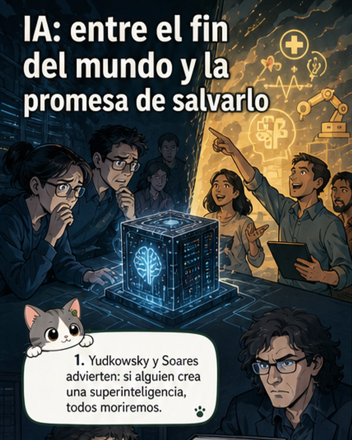 ¿La IA nos salvará o nos destruirá?