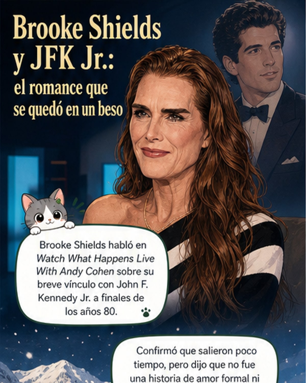 Brooke Shields revela su intenso enamoramiento de juventud